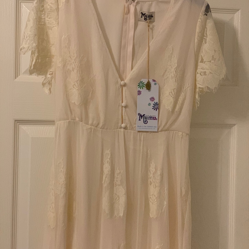 Show me your mumu lace white dress